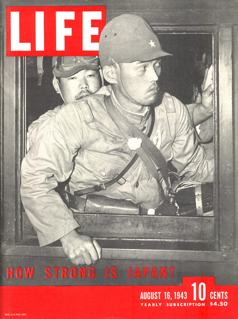 LIFE magazine cover published August 16, 1943, featuring Japanese soldiers. (Photo by Paul Dorsey/The LIFE Images Collection)