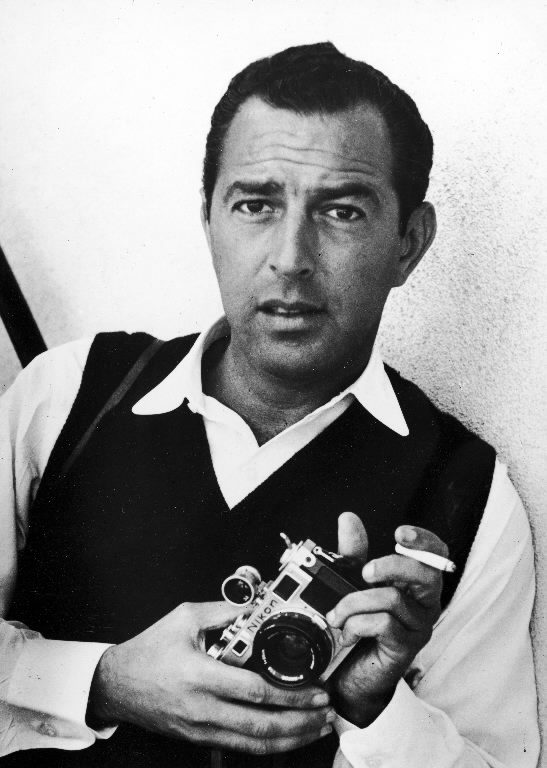 Portrait of Allan Grant with his camera. (Photo by Allan Grant/The LIFE Picture Collection © Meredith Corporation).