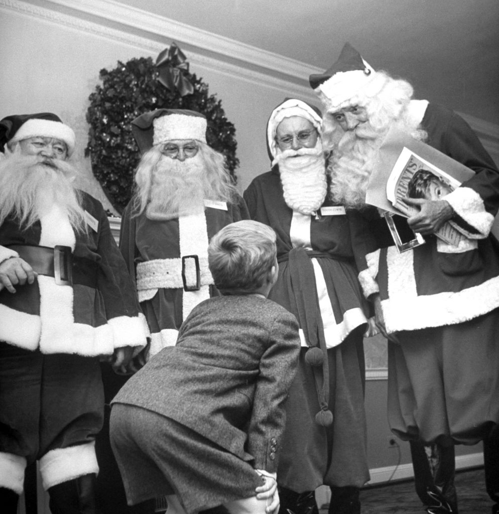 Santa Claus Convention and training course at Waldorf Astoria, 1948.