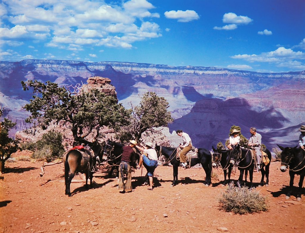 Grand Canyon National Park in color, 1947.