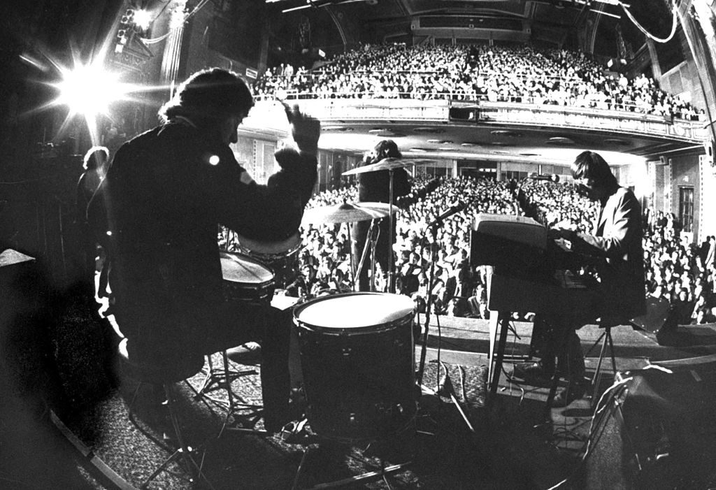 Rock group The Doors performing at the Fillmore East. (Photo by Yale Joel/The LIFE Picture Collection © Meredith Corporation)