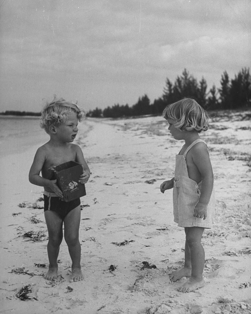 Children playing on the beach, 1946. (Photo by Marie Hansen/The LIFE Picture Collection © Meredith Corporation)