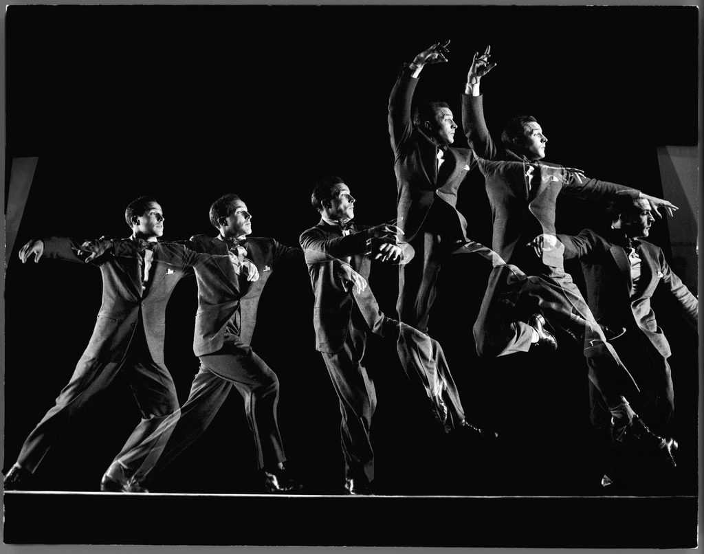 Dancer Gene Kelly showing off his balletic grande jetee in this stroboscopic studio study. (Photo by Gjon Mili/The LIFE Picture Collection © Meredith Corporation)