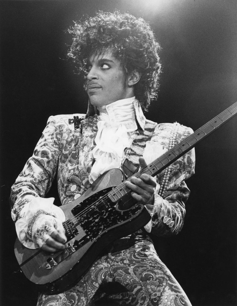 American singer, songwriter and musician Prince, circa 1985