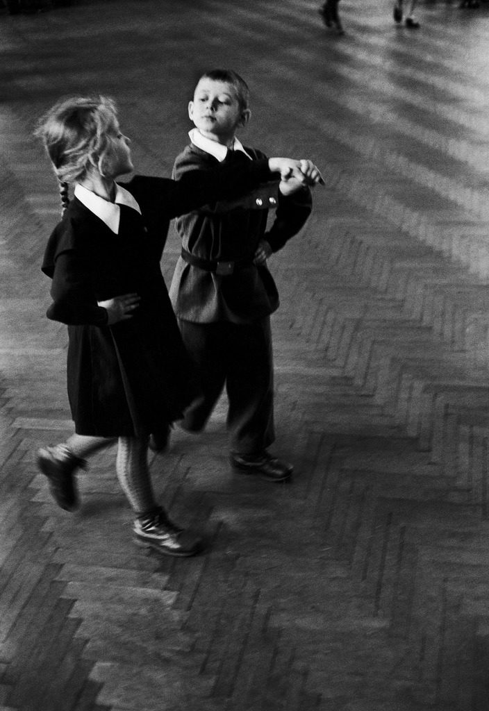 Public school students taking rhythmic dance class. (Photo by Howard Sochurek/The LIFE Picture Collection © Meredith Corporation)