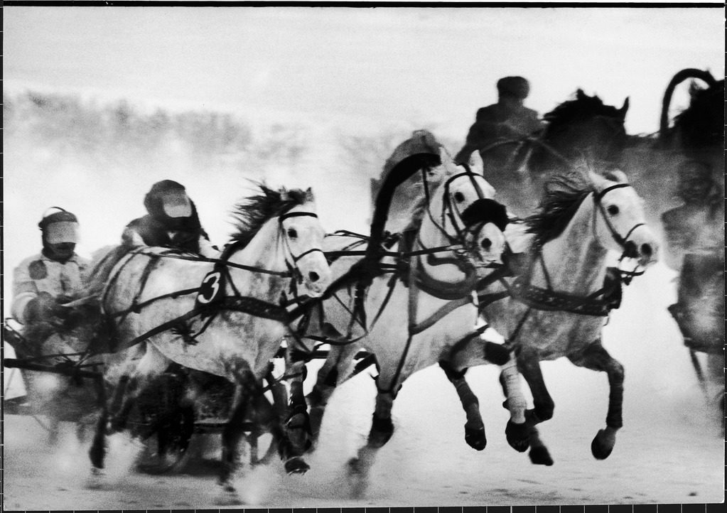 Troika Races at Central Moscow Hippodrome. (Photo by Stan Wayman/The LIFE Picture Collection © Meredith Corporation)